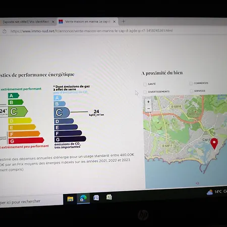 Charmante Maison Bord De Avec Vue Sur Le Port