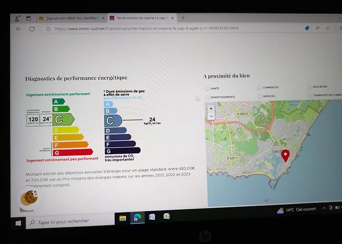 Charmante Maison Bord De Avec Vue Sur Le Port